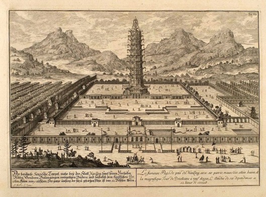 La tour de porcelaine (1665) par Johan Nieuhof
