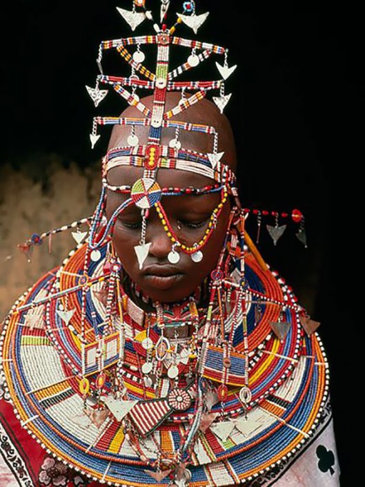 Mariée Masaï, Kenya 